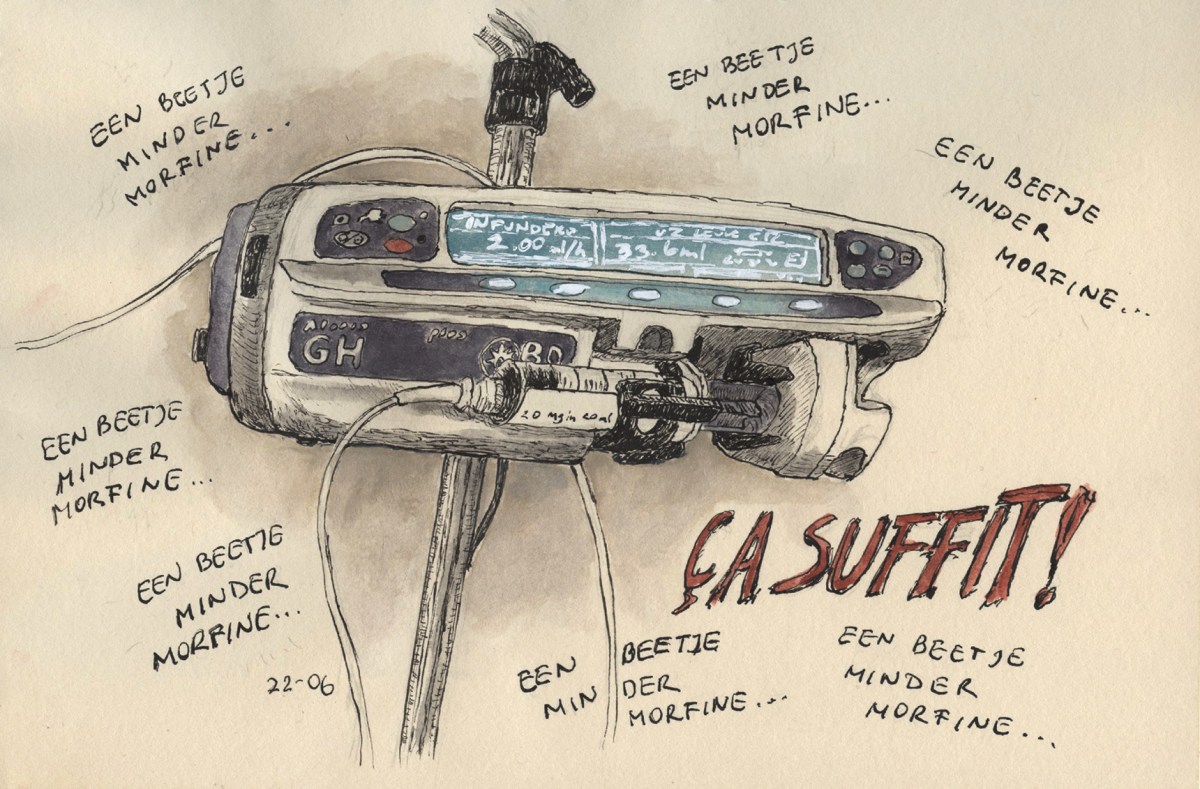 A bit less&nbsp;morphine