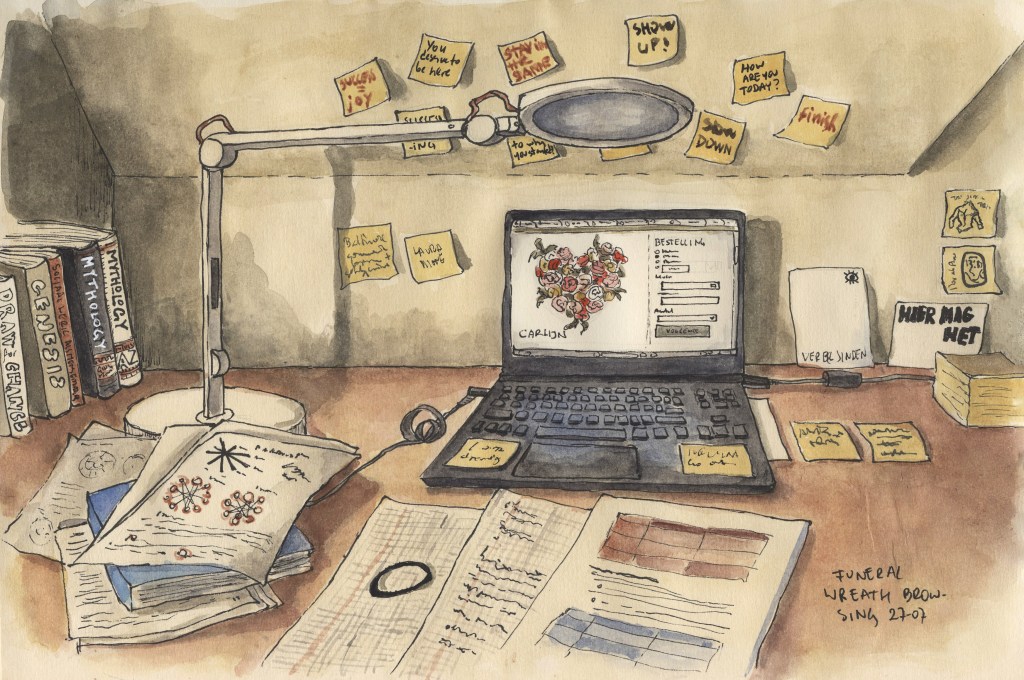 Funeral Wreath Browsing